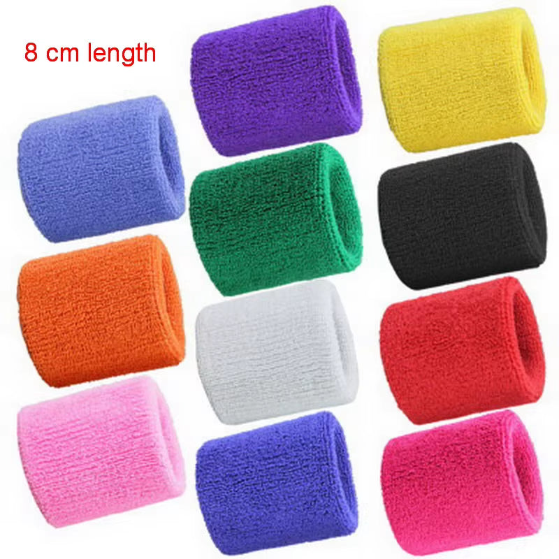 1Pcs Wrist Sweatband racket Sports Wristband Wrist Brace Support Sweat Band Towel Bracelet Protector 8 /11 /15 Cm