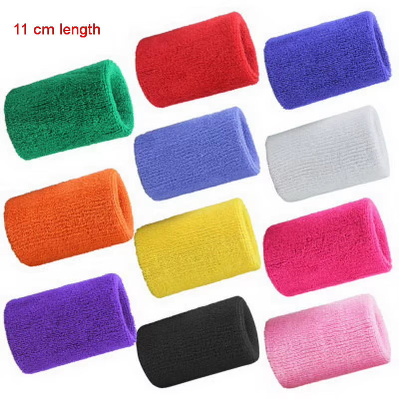 1Pcs Wrist Sweatband racket Sports Wristband Wrist Brace Support Sweat Band Towel Bracelet Protector 8 /11 /15 Cm