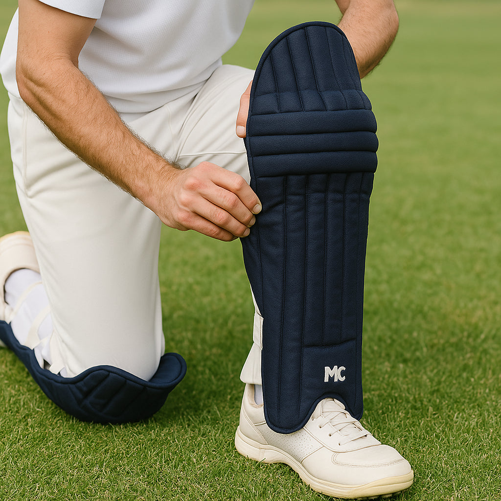 Mars Cricket Pad Covers for Legguards - One Size, Navy, Black, Green, Maroon