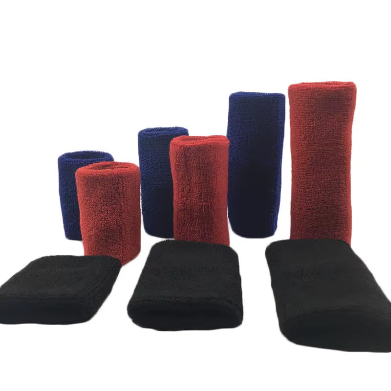 1Pcs Wrist Sweatband racket Sports Wristband Wrist Brace Support Sweat Band Towel Bracelet Protector 8 /11 /15 Cm