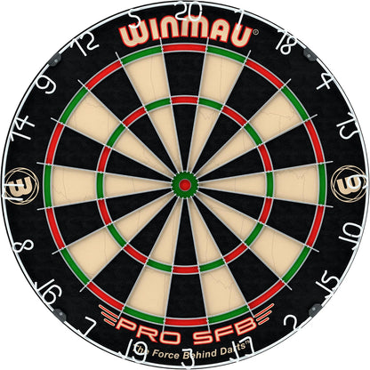 Darts Pro SFB Bristle Dart Board | Professional Staple Free Bullseye Dartboard