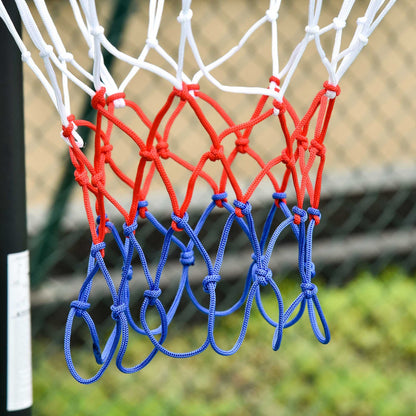 HOMCOM Basketball Stand 160-210Cm Adjustable Height Sturdy Hoop W/ Wheels Base