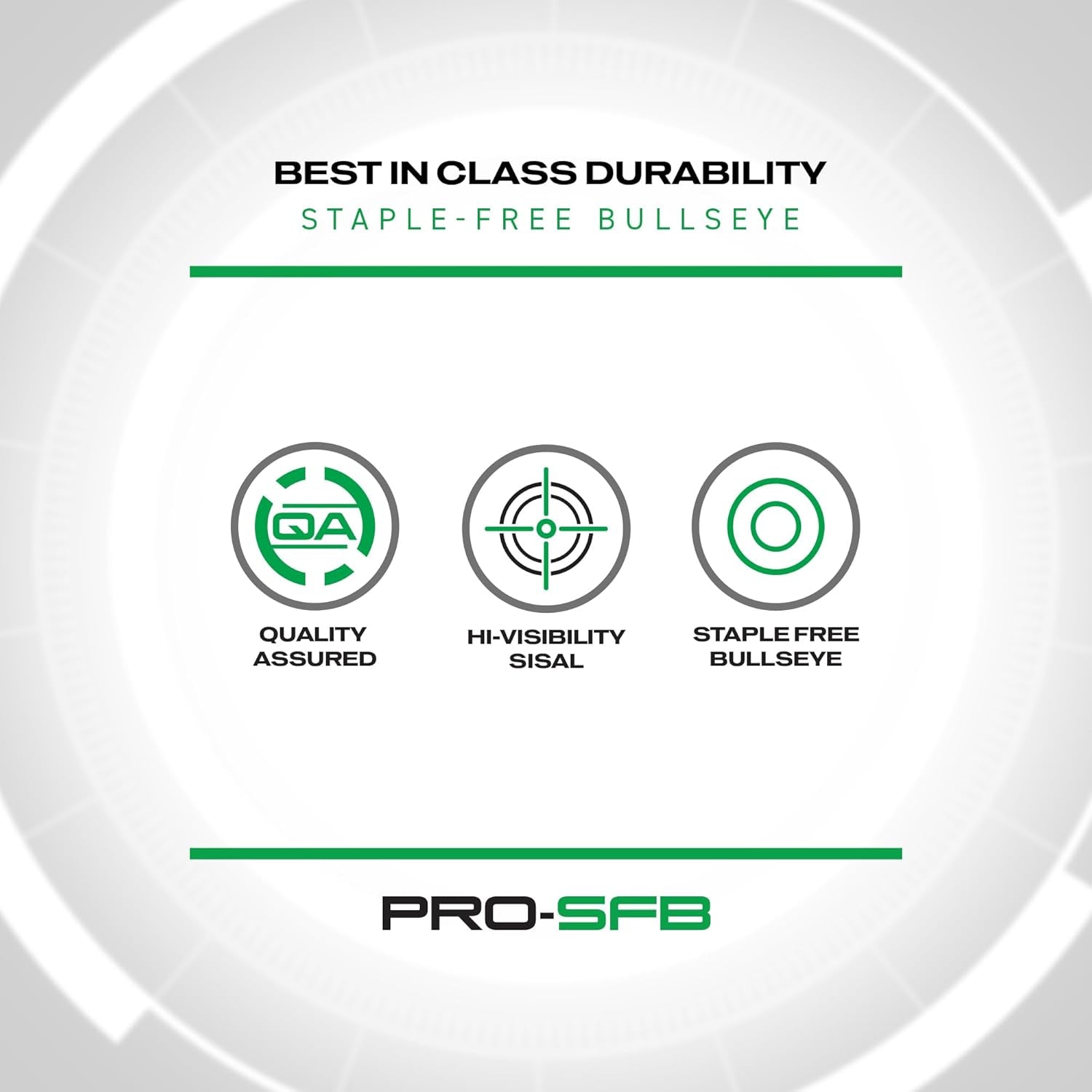 Darts Pro SFB Bristle Dart Board | Professional Staple Free Bullseye Dartboard
