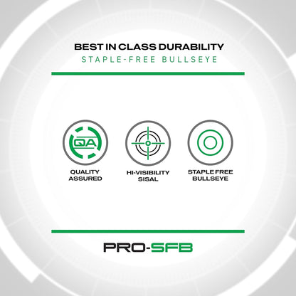 Darts Pro SFB Bristle Dart Board | Professional Staple Free Bullseye Dartboard